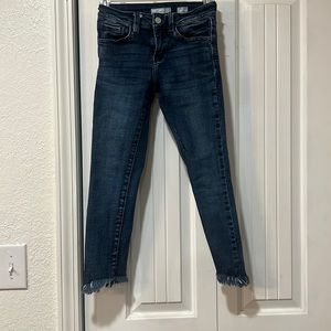 Kancan girls mid-rise slim fit ankle skinny jeans